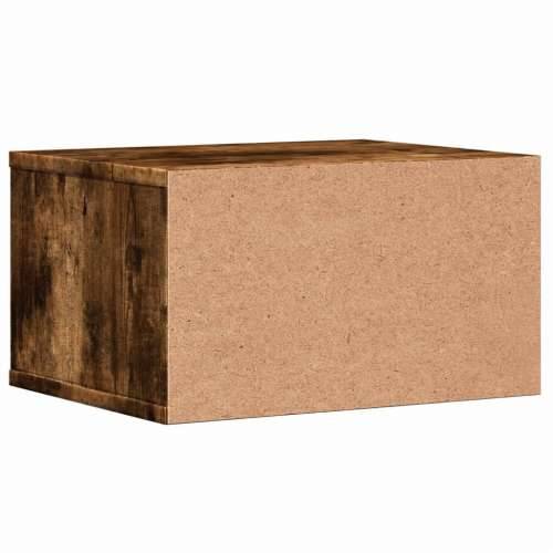 Stalak za pisač boja hrasta 40x32x22,5 cm konstruirano drvo - Dimljeni hrast Cijena