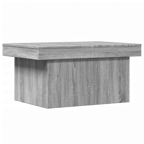 Stolić za kavu siva boja hrasta 100x55x40 cm konstruirano drvo - Sivi hrast sonoma 1 100 cm Cijena