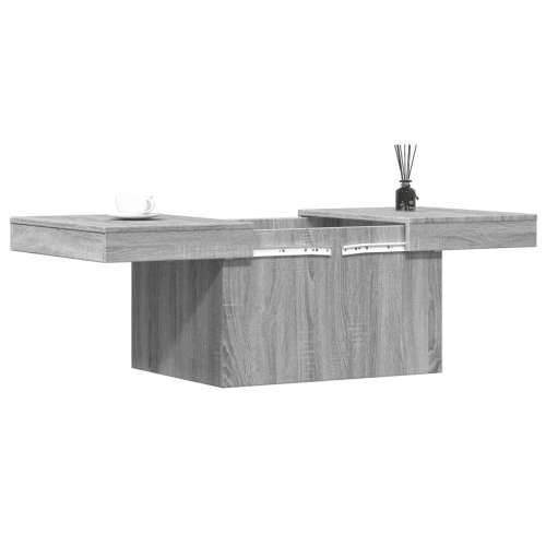 Stolić za kavu siva boja hrasta 100x55x40 cm konstruirano drvo - Sivi hrast sonoma 1 100 cm Cijena