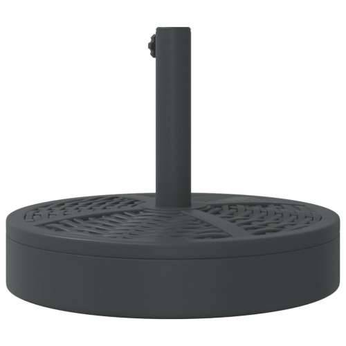 Baza suncobrana za stupove Ø 38/48 mm 25 kg okrugla - 1 25 kg bez kotača Cijena