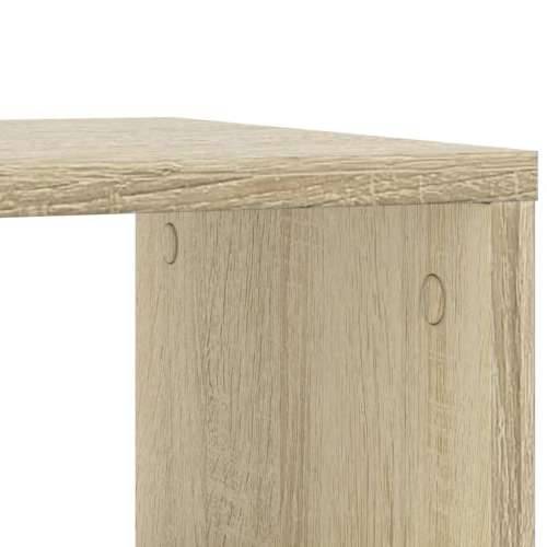 Bočni stolić s kotačima boja hrasta sonome 50x30x55 cm drveni - sonoma hrast 1 Cijena