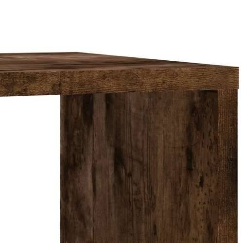 Bočni stolić s kotačima boja hrasta 50 x 30 x 55 cm drveni - Dimljeni hrast 1 Cijena