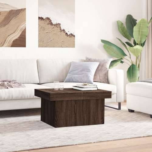 Stolić za kavu Smeđa hrasta 80x55x40 cm konstruirano drvo - Smeđi hrast 1 80 cm Cijena
