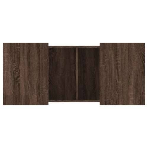 Stolić za kavu Smeđa hrasta 80x55x40 cm konstruirano drvo - Smeđi hrast 1 80 cm Cijena