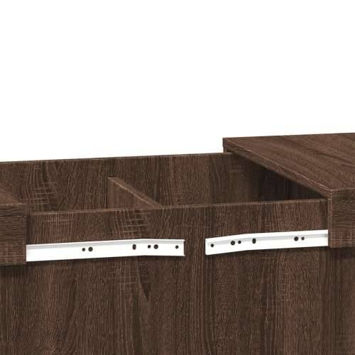 Stolić za kavu Smeđa hrasta 80x55x40 cm konstruirano drvo - Smeđi hrast 1 80 cm Cijena