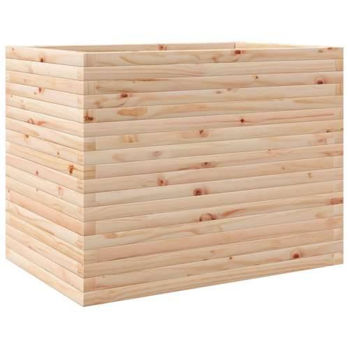 Vrtna sadilica 90x60x68,5 cm od masivne borovine - Prirodna boja bora 90 x 60 x 68.5 cm 1 Cijena