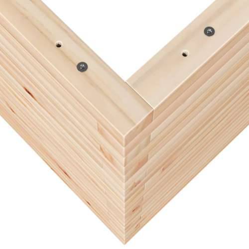 Vrtna sadilica 90x60x68,5 cm od masivne borovine - Prirodna boja bora 90 x 60 x 68.5 cm 1 Cijena
