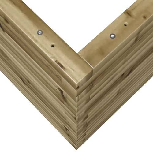 Vrtna sadilica 110x60x68,5 cm od impregnirane borovine - Prirodno impregnirano 110 x 60 x 68.5 cm 1 Cijena
