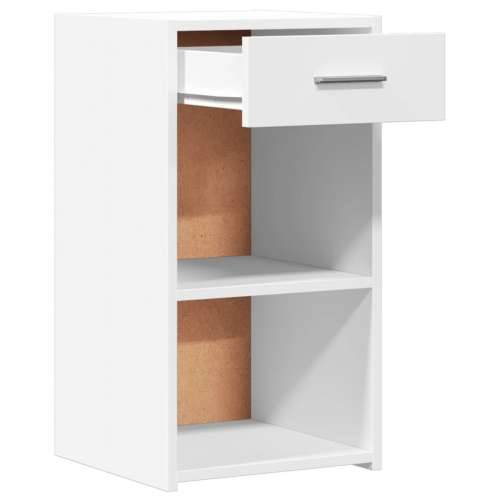 Noćni ormarići 2 kom bijeli 35x34x65 cm konstruirano drvo - Bijela 2 Cijena