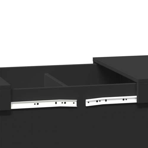 Stolić za kavu crni 80 x 55 x 40 cm od konstruiranog drva - Crna 1 80 cm Cijena
