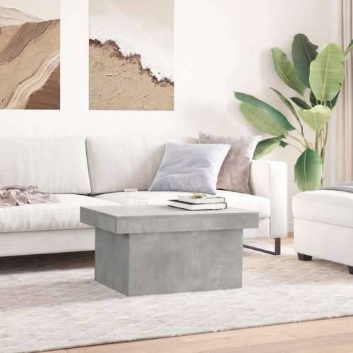 Stolić za kavu siva boja betona 80x55x40 cm konstruirano drvo - Beton siva 1 80 cm Cijena