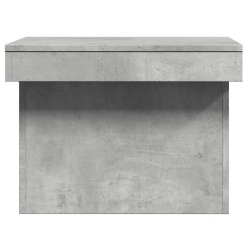 Stolić za kavu siva boja betona 80x55x40 cm konstruirano drvo - Beton siva 1 80 cm Cijena