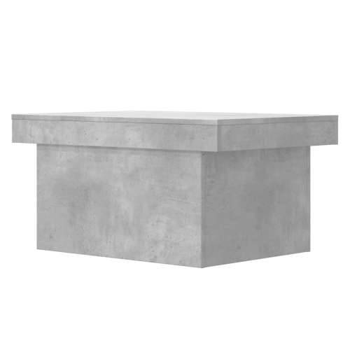 Stolić za kavu siva boja betona 80x55x40 cm konstruirano drvo - Beton siva 1 80 cm Cijena