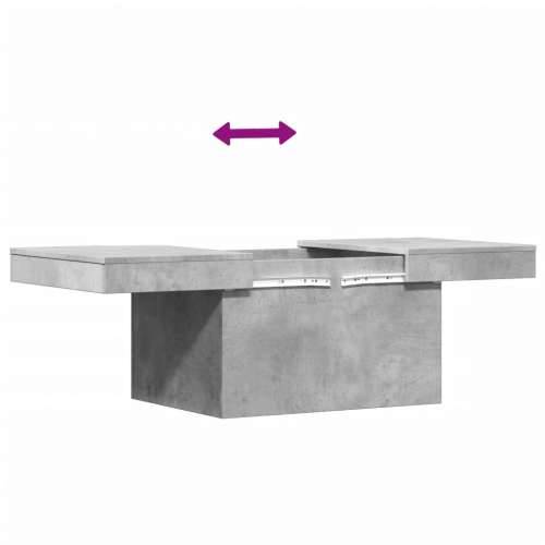 Stolić za kavu siva boja betona 80x55x40 cm konstruirano drvo - Beton siva 1 80 cm Cijena