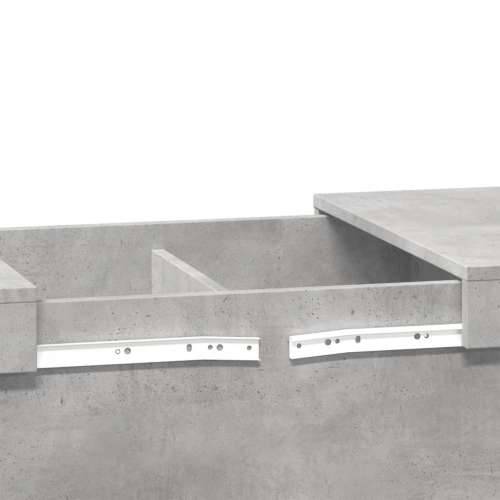 Stolić za kavu siva boja betona 80x55x40 cm konstruirano drvo - Beton siva 1 80 cm Cijena