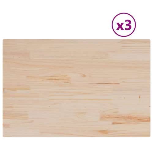 Stolne ploče 3 kom 80x53x1,7 cm od masivne borovine pravokutne - 80 x 53 x 1,7 cm 3 Cijena