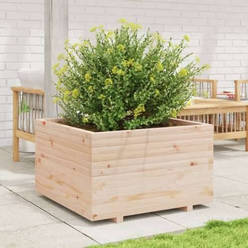 Vrtna sadilica 80 x 80 x 49,5 cm od masivne borovine - Prirodna boja bora 80 x 80 x 49.5 cm 1 Cijena