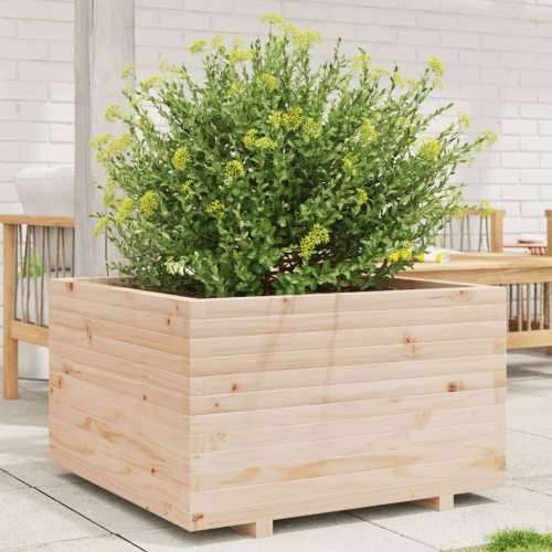 Vrtna sadilica 80 x 80 x 49,5 cm od masivne borovine - Prirodna boja bora 80 x 80 x 49.5 cm 1 Cijena