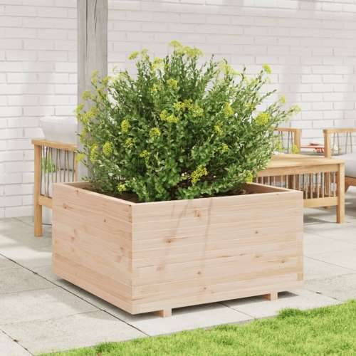Vrtna sadilica 90x90x49,5 cm od masivne borovine - Prirodna boja bora 90 x 90 x 49.5 cm 1 Cijena