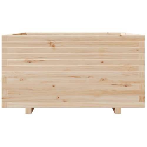 Vrtna sadilica 90x90x49,5 cm od masivne borovine - Prirodna boja bora 90 x 90 x 49.5 cm 1 Cijena
