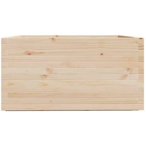Vrtna sadilica 90x90x49,5 cm od masivne borovine - Prirodna boja bora 90 x 90 x 49.5 cm 1 Cijena