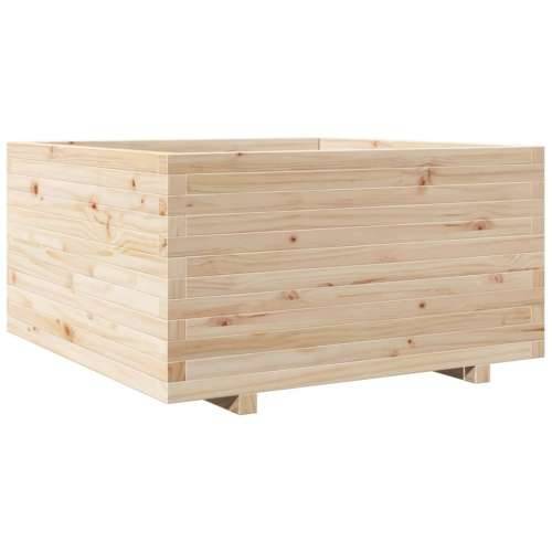 Vrtna sadilica 90x90x49,5 cm od masivne borovine - Prirodna boja bora 90 x 90 x 49.5 cm 1 Cijena