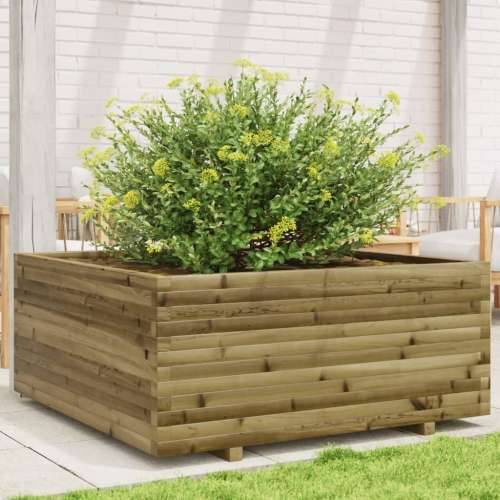 Vrtna sadilica 110x110x49,5 cm od impregnirane borovine - Prirodno impregnirano 110 x 110 x 49.5 cm 1 Cijena