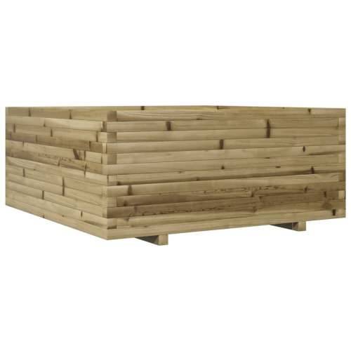 Vrtna sadilica 110x110x49,5 cm od impregnirane borovine - Prirodno impregnirano 110 x 110 x 49.5 cm 1 Cijena