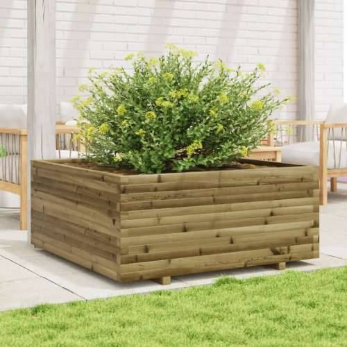 Vrtna sadilica 110x110x49,5 cm od impregnirane borovine - Prirodno impregnirano 110 x 110 x 49.5 cm 1 Cijena