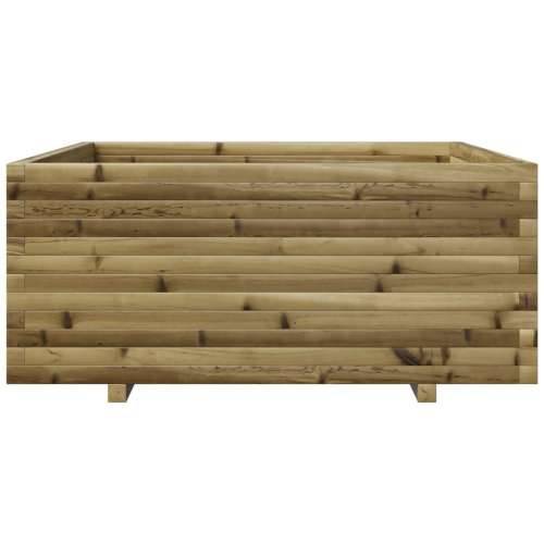 Vrtna sadilica 110x110x49,5 cm od impregnirane borovine - Prirodno impregnirano 110 x 110 x 49.5 cm 1 Cijena