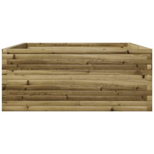 Vrtna sadilica 110x110x49,5 cm od impregnirane borovine - Prirodno impregnirano 110 x 110 x 49.5 cm 1 Cijena