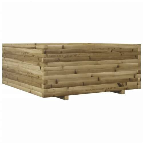 Vrtna sadilica 110x110x49,5 cm od impregnirane borovine - Prirodno impregnirano 110 x 110 x 49.5 cm 1 Cijena