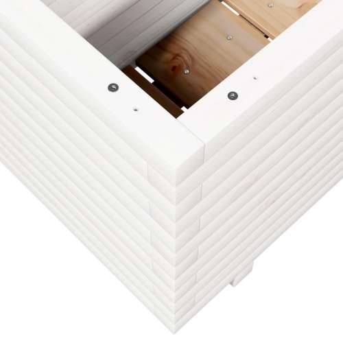 Vrtna sadilica bijela 90x40x49,5 cm od masivne borovine - Bijela 90 x 40 x 49.5 cm 1 Cijena