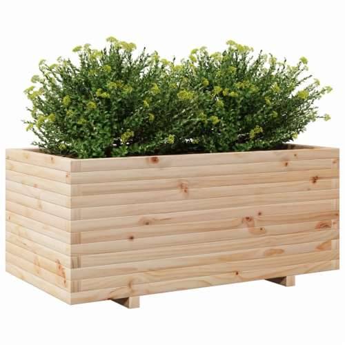 Vrtna sadilica 110x60x49,5 cm od masivne borovine Prirodna boja bora 110 x 60 x 49.5 cm 1 Cijena