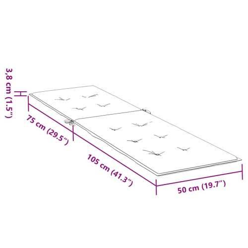 Jastuk za ležaljku prošarani bež (75 + 105) x 50 x 4 cm tkanina - prošarana bež 1 Cijena
