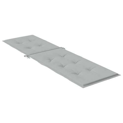 Jastuk za ležaljku svjetlosivi (75+105) x 50 x 4 cm tkanina - prošarana svjetlosiva 1 Cijena