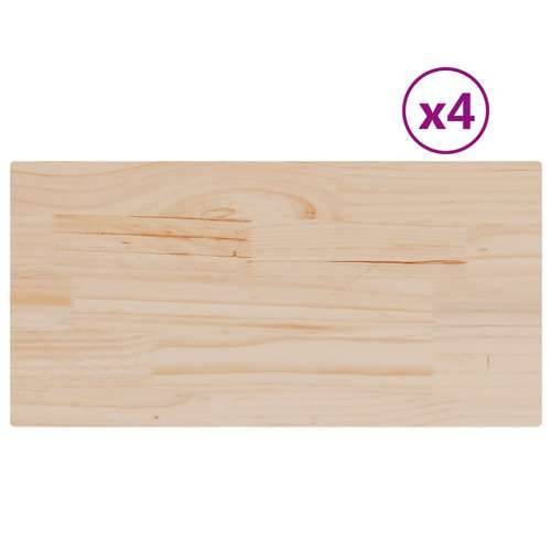 Stolne ploče 4 kom 90x45x2,5 cm od masivne borovine pravokutne - 90 x 45 x 2,5 cm 4 Cijena