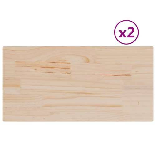 Stolne ploče 2 kom 60x30x1,7 cm od masivne borovine pravokutne - 60 x 30 x 1,7 cm 2 Cijena