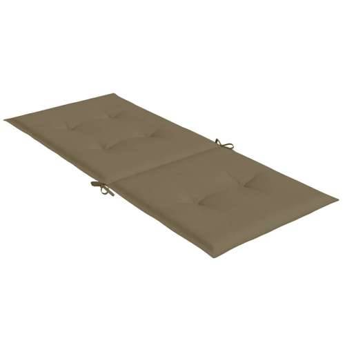 Jastuci za stolice 4 kom prošarano smeđesivi 120x50x4cm tkanina - prošarana smeđesiva 120 x 50 x 4 cm 4 Cijena