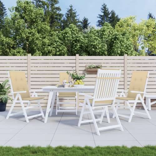 Jastuci za stolice 4 kom prošarano bež 120x50x4 cm od tkanine prošarana bež 120 x 50 x 4 cm 4 Cijena