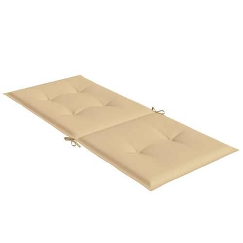 Jastuci za stolice 4 kom prošarano bež 120x50x4 cm od tkanine prošarana bež 120 x 50 x 4 cm 4 Cijena