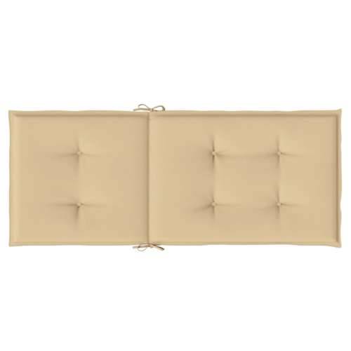 Jastuci za stolice 4 kom prošarano bež 120x50x4 cm od tkanine prošarana bež 120 x 50 x 4 cm 4 Cijena