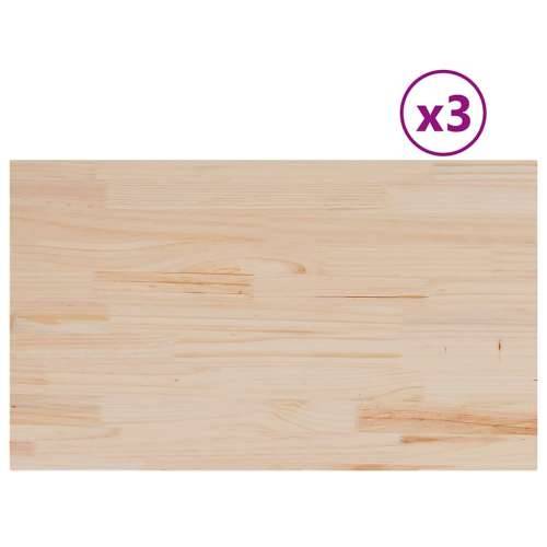 Stolne ploče 3 kom 80x47x2,5 cm od masivne borovine pravokutne - 80 x 47 x2,5 cm 3 Cijena