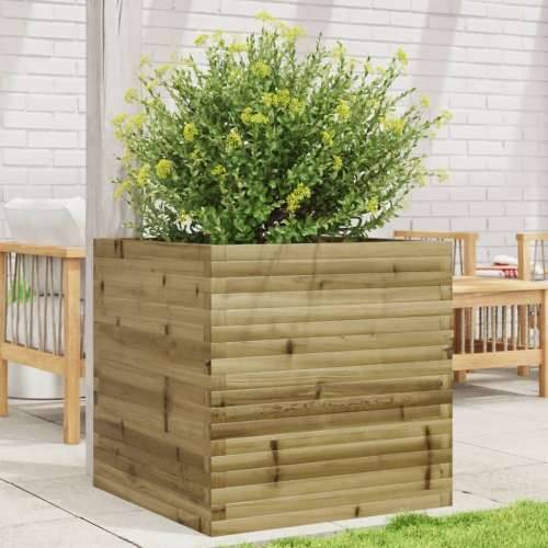 Vrtna sadilica 70x70x68,5 cm od impregnirane borovine - Prirodno impregnirano 70 x 70 x 68.5 cm 1 Cijena