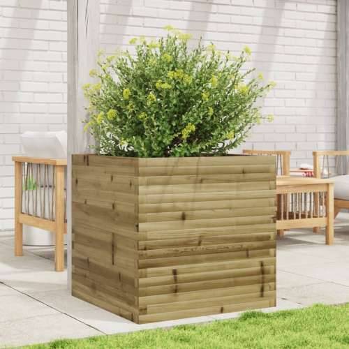 Vrtna sadilica 70x70x68,5 cm od impregnirane borovine - Prirodno impregnirano 70 x 70 x 68.5 cm 1 Cijena