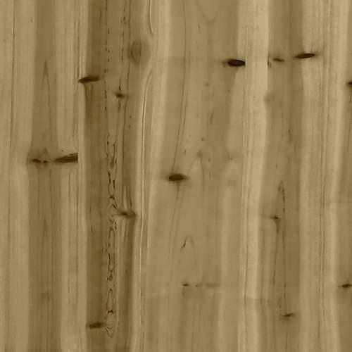 Vrtna sadilica 70x70x68,5 cm od impregnirane borovine - Prirodno impregnirano 70 x 70 x 68.5 cm 1 Cijena