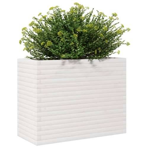 Vrtna sadilica bijela 90x40x68,5 cm od masivne borovine - Bijela 90 x 40 x 68.5 cm 1 Cijena