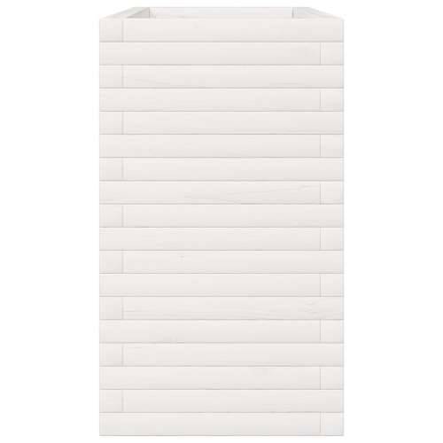 Vrtna sadilica bijela 90x40x68,5 cm od masivne borovine - Bijela 90 x 40 x 68.5 cm 1 Cijena