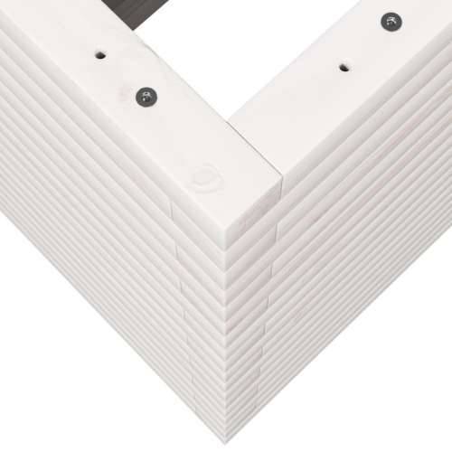 Vrtna sadilica bijela 90x40x68,5 cm od masivne borovine - Bijela 90 x 40 x 68.5 cm 1 Cijena