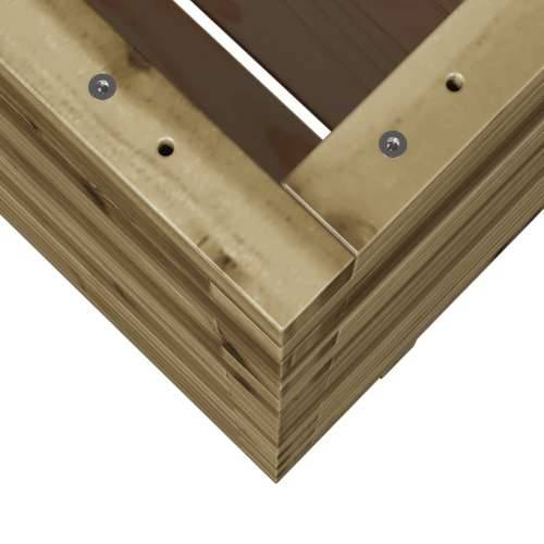 Vrtna sadilica 60x60x72,5 cm od impregnirane borovine - Prirodno impregnirano 60 x 60 x 72.5 cm 1 Cijena